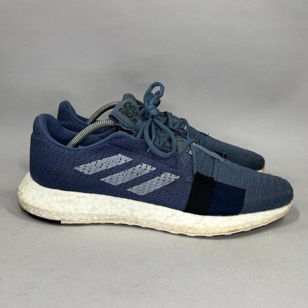 Adidas Senseboost Go Tech Ink Running Shoes Men's Size 11 Blue Athletic Training